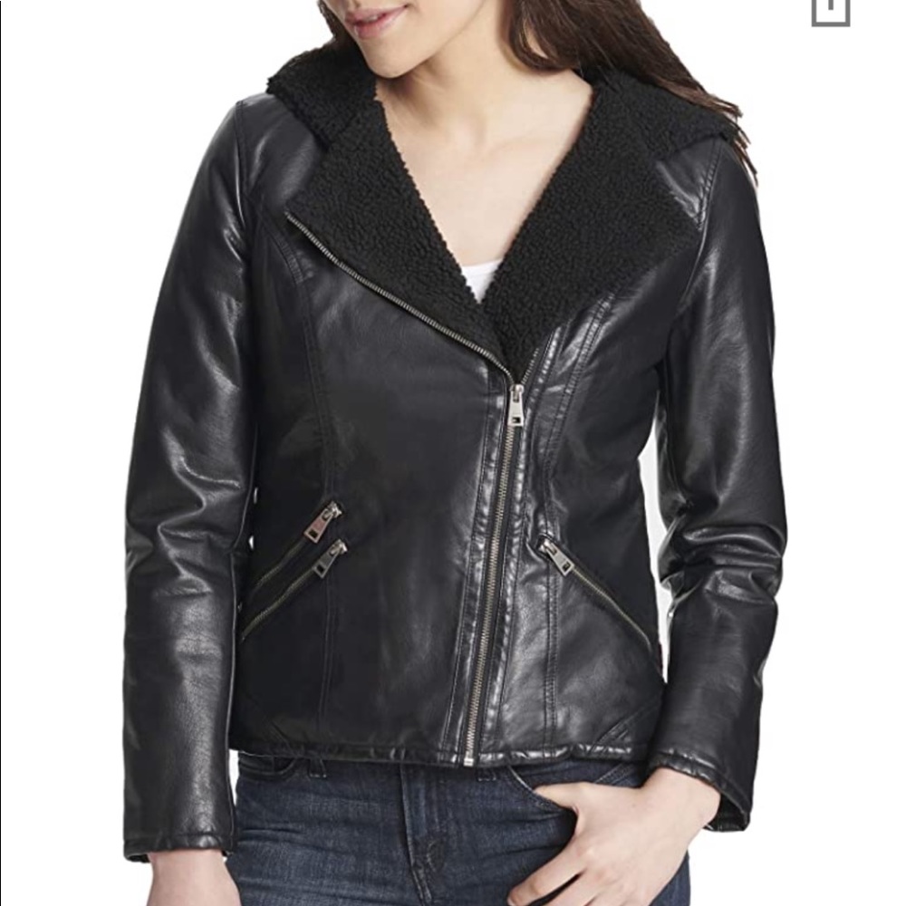Levi’s Sherpa Leather Jacket